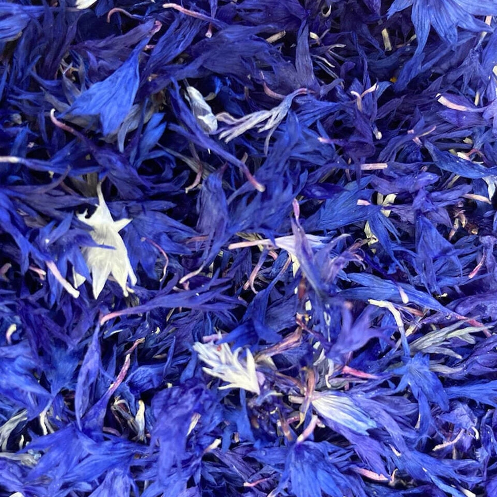 Nurtured In Norfolk Dried Blue Cornflower Edible Flowers
