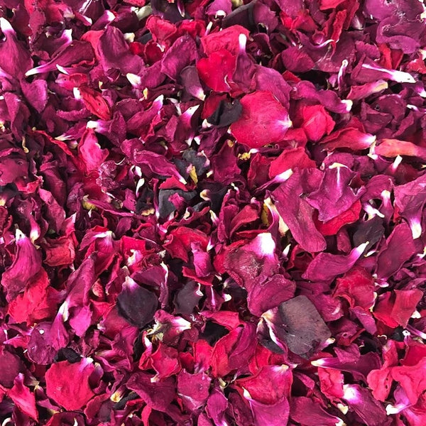 Nurtured In Norfolk Dried Red Roses Edible Flowers