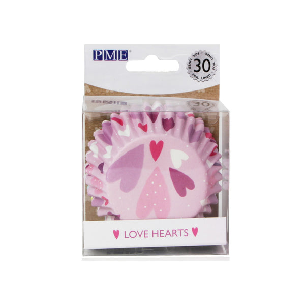 PME Love Hearts Cupcake Cases x 30