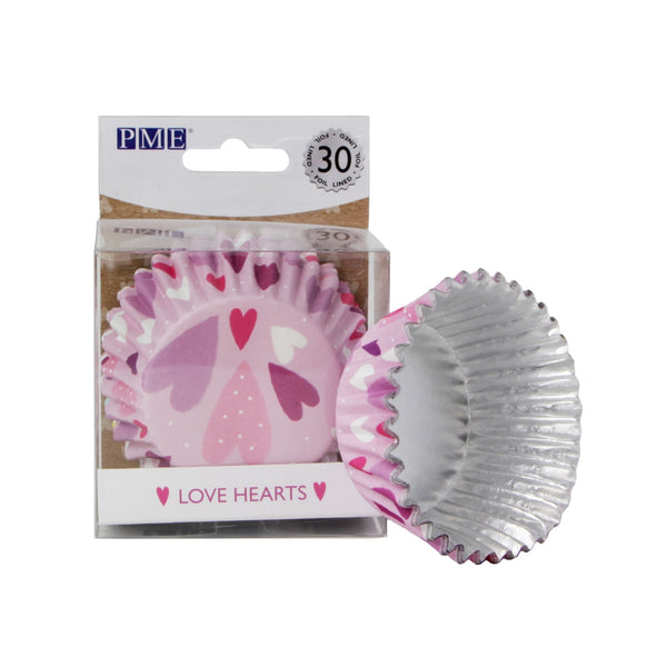 PME Love Hearts Cupcake Cases x 30