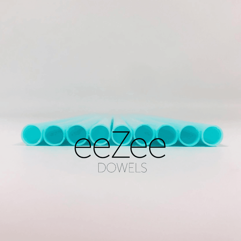 eeZee Dowels Pack of 10 - 12” Blue ROUND eeZee Dowels & Cutter