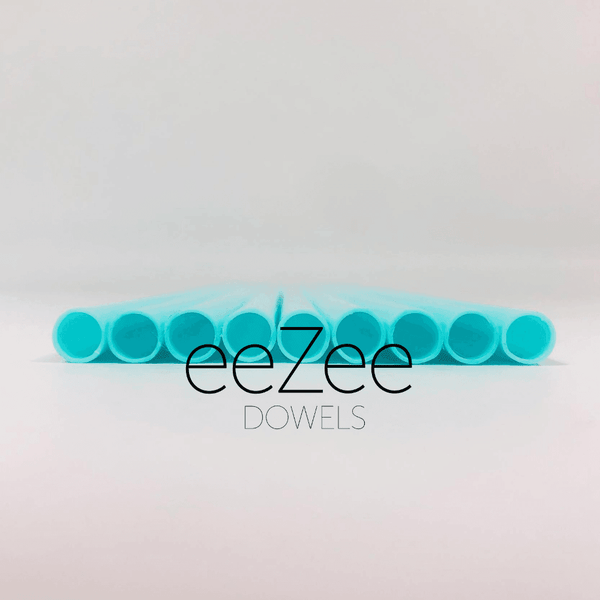 eeZee Dowels Pack of 10 - 12” Blue ROUND eeZee Dowels & Cutter