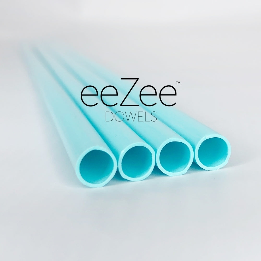 eeZee Dowels Pack of 10 - 12” Blue ROUND eeZee Dowels & Cutter