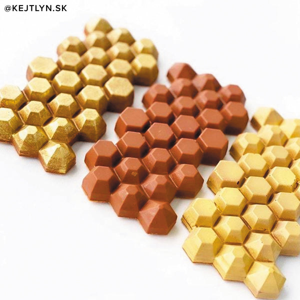 Martellato Hexagon Tablet Polycarbonate Chocolate Mould