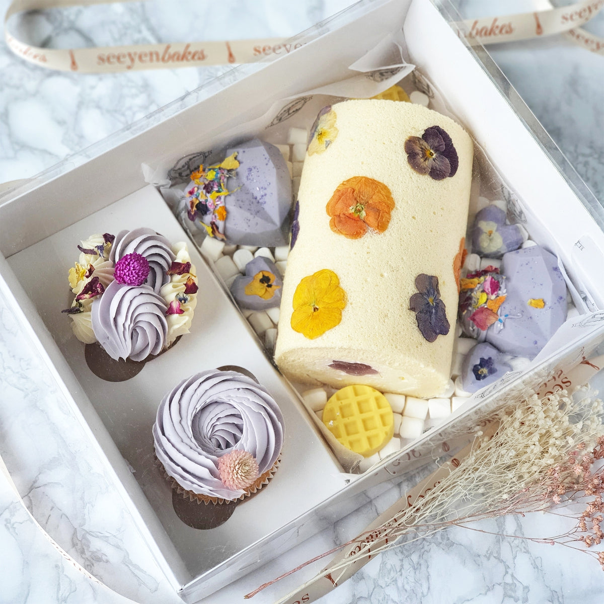Nurtured In Norfolk Pressed Paradise Edible Flowers