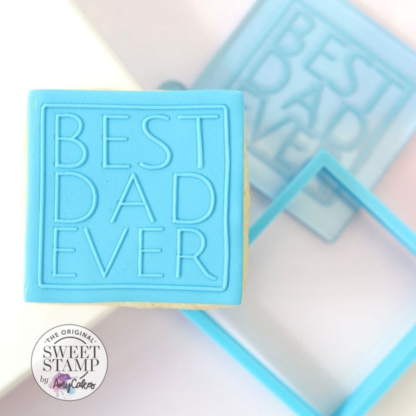 Sweet Stamp Best Dad Ever - OUTboss Stamp N Cut