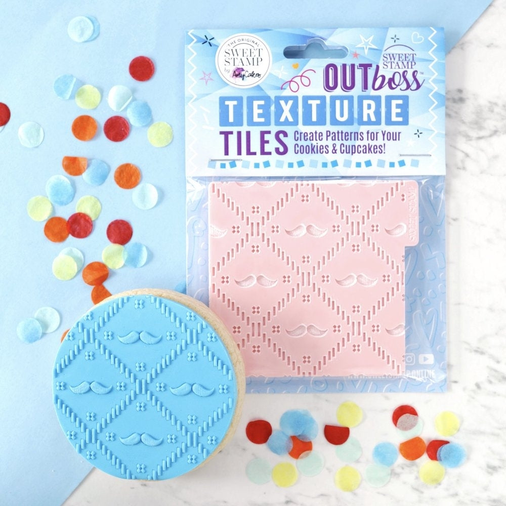 Sweet Stamp Moustache - OUTboss Texture Tile