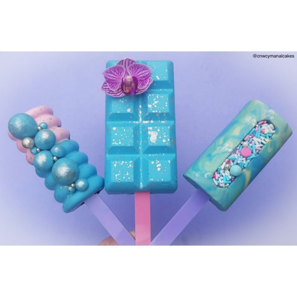Make A Wish Pastel Cakesicle Sticks x 12 - Lilac