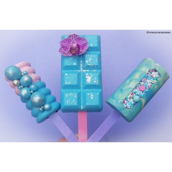 Make A Wish Pastel Cakesicle Sticks x 12 - Pastel Pink