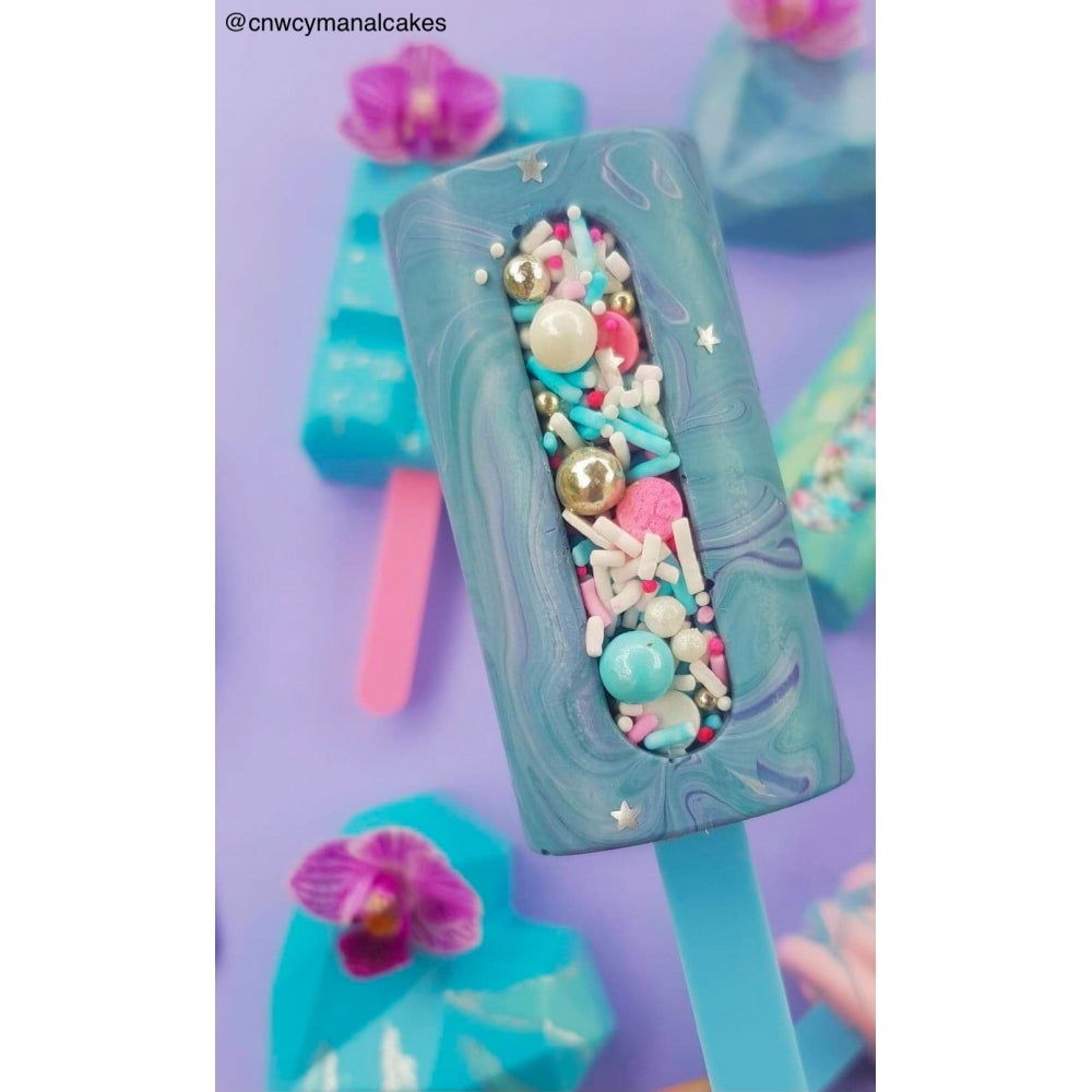 Make A Wish Pastel Cakesicle Sticks x 12 - Pastel Blue