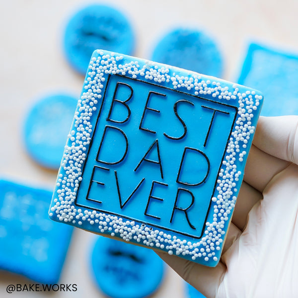 Sweet Stamp Best Dad Ever - OUTboss Stamp N Cut