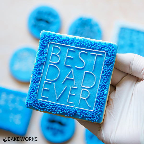 Sweet Stamp Best Dad Ever - OUTboss Stamp N Cut