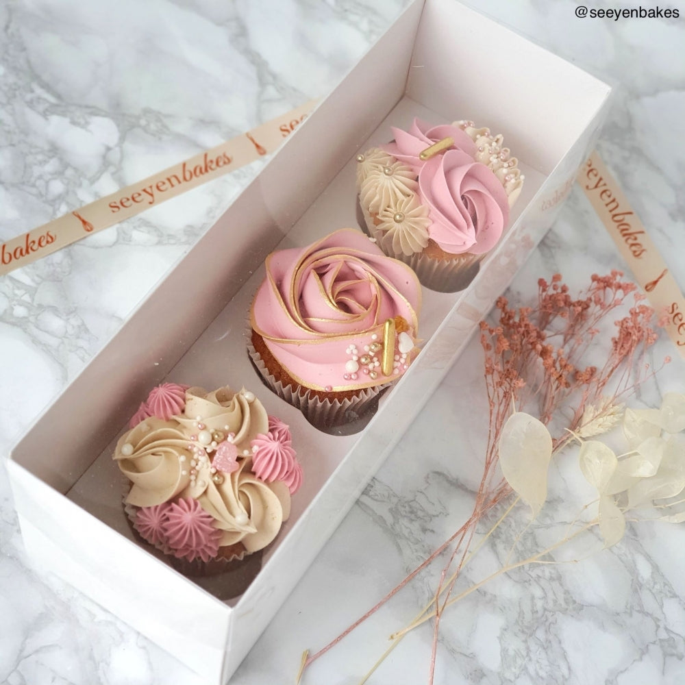 Simply Making Holds 3 Cupcake Box With Full Clear Lid - Pack Of 2