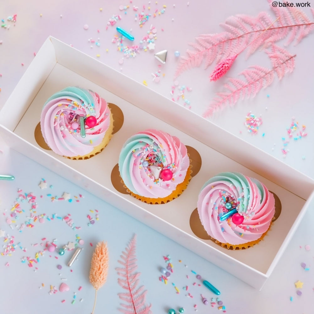 Simply Making Holds 3 Cupcake Box With Full Clear Lid - Pack Of 2