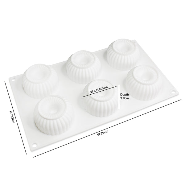 Choctastique Hemisphere Geo Mould - 6 Cavity