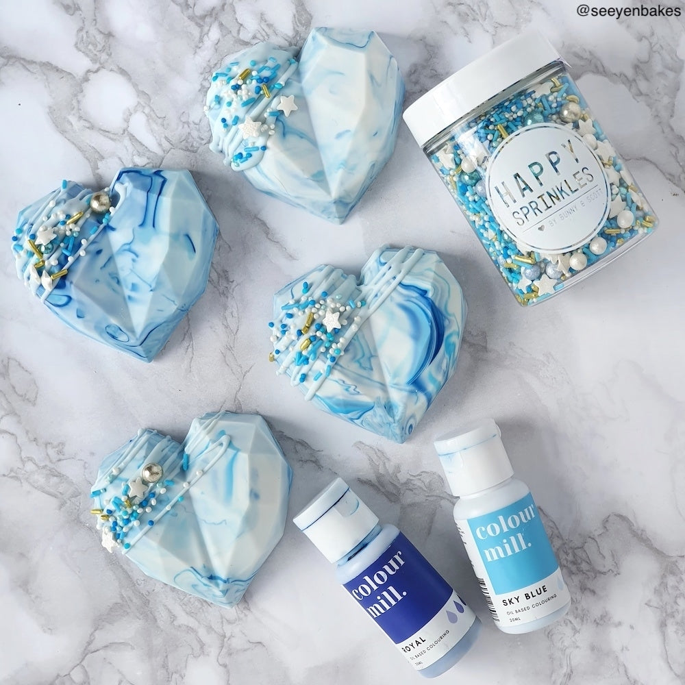 Colour Mill Blue Shades - Gift Set of 6 Oil Based Colouring
