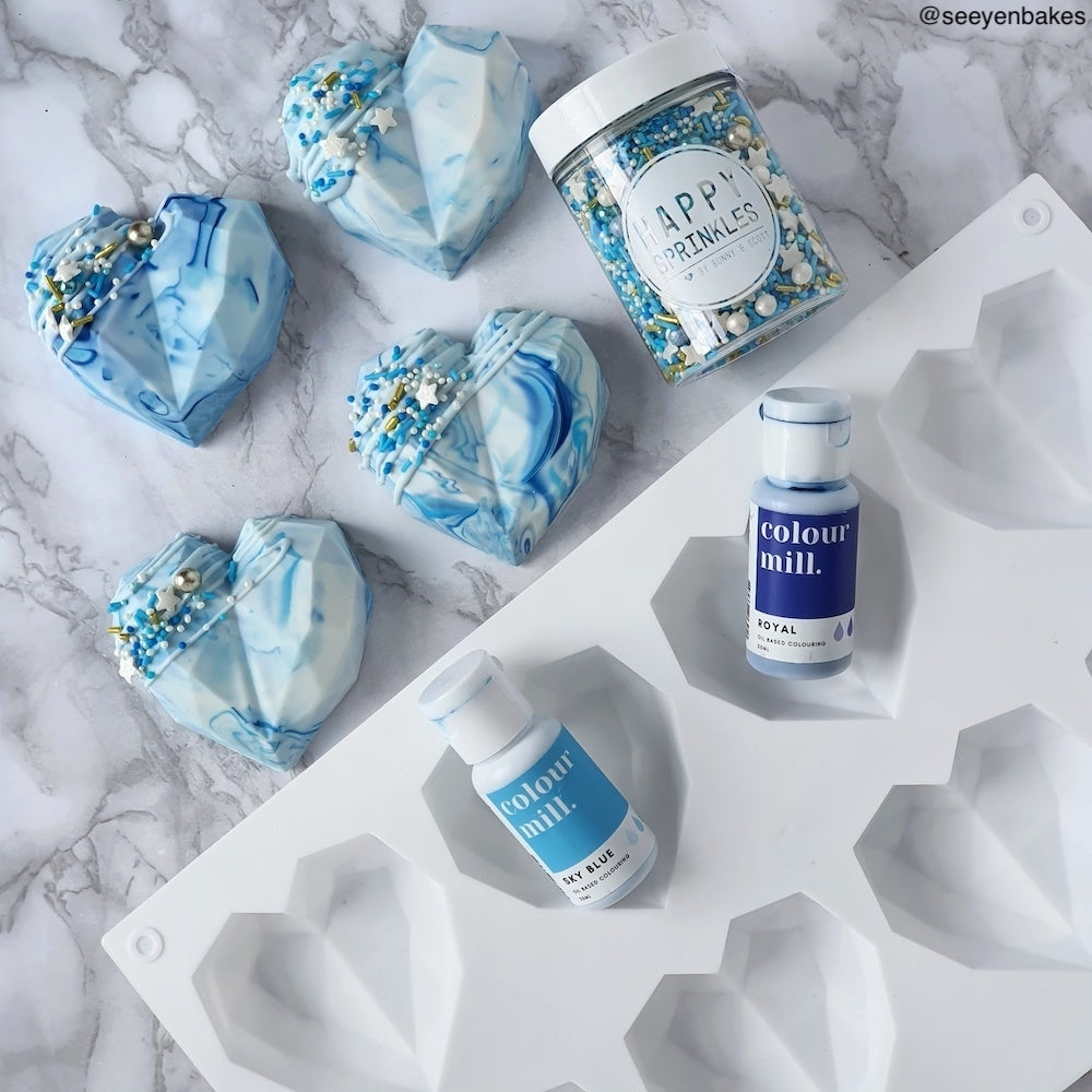 Colour Mill Blue Shades - Gift Set of 6 Oil Based Colouring