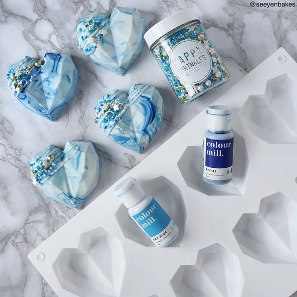 Colour Mill Blue Shades - Gift Set of 6 Oil Based Colouring