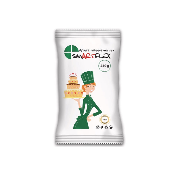Smartflex Grass Green Velvet Sugarpaste
