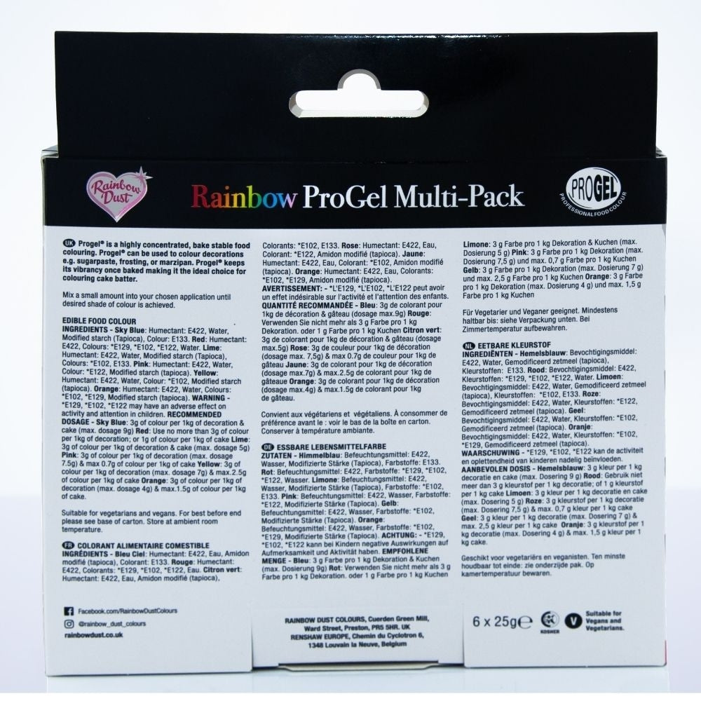 Rainbow Dust Rainbow Multipack ProGel Concentrated Colouring