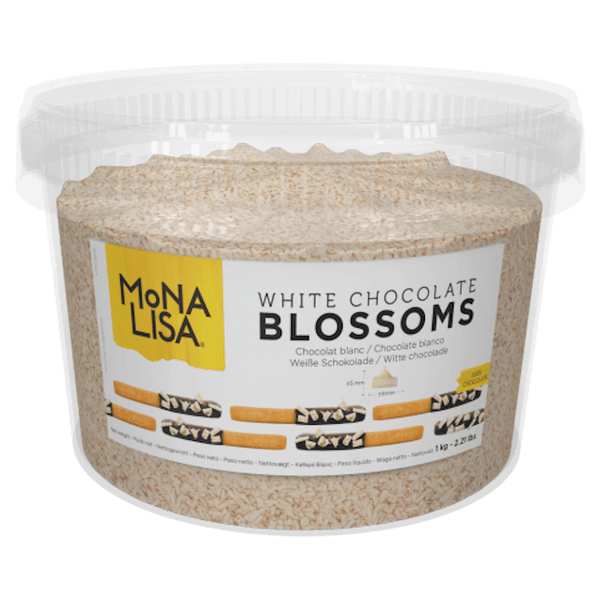 Mona Lisa White Chocolate Blossom Curls 1KG - Mona Lisa