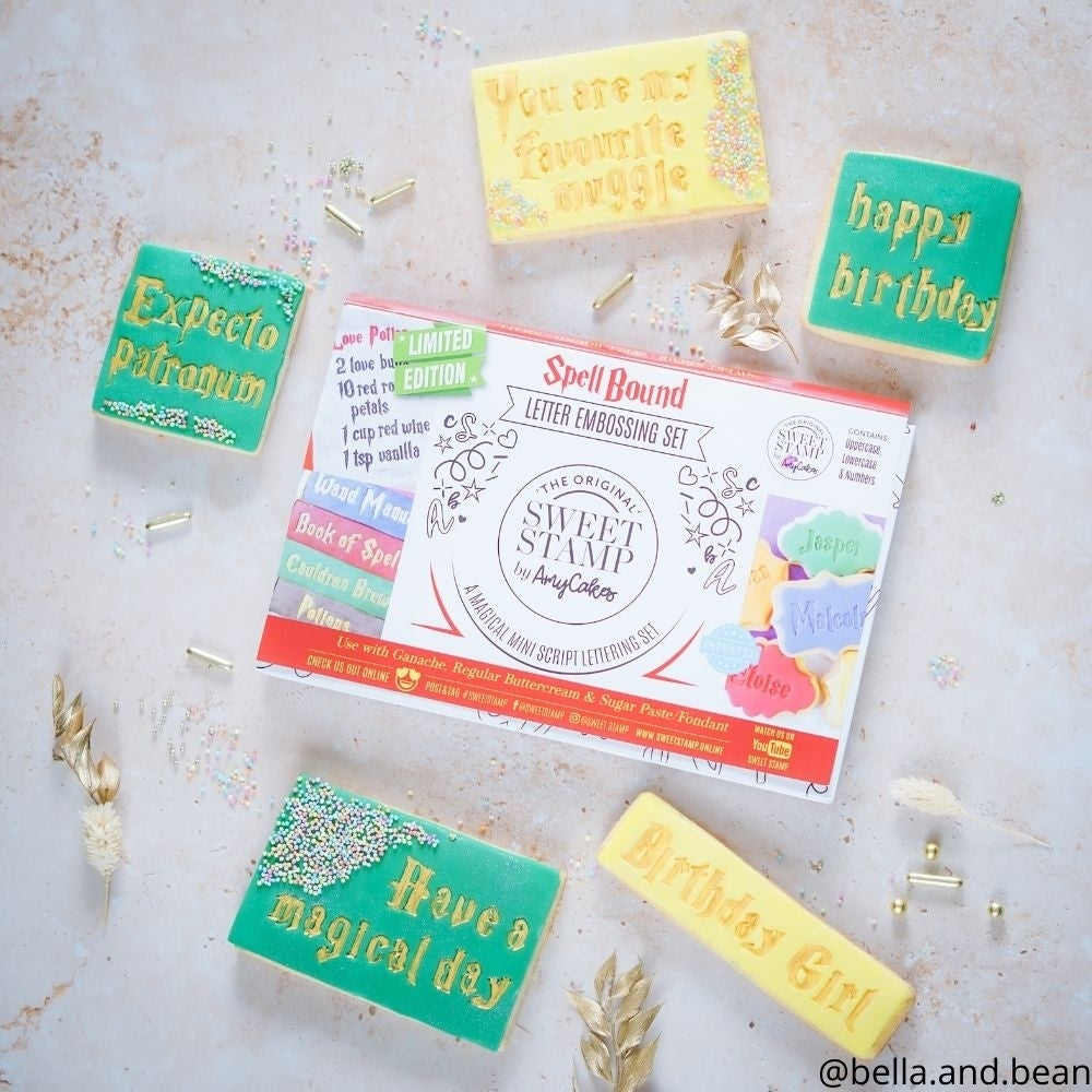 Sweet Stamp Mini Spellbound Letter & Number Embossing Set