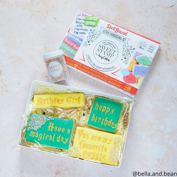 Sweet Stamp Mini Spellbound Letter & Number Embossing Set