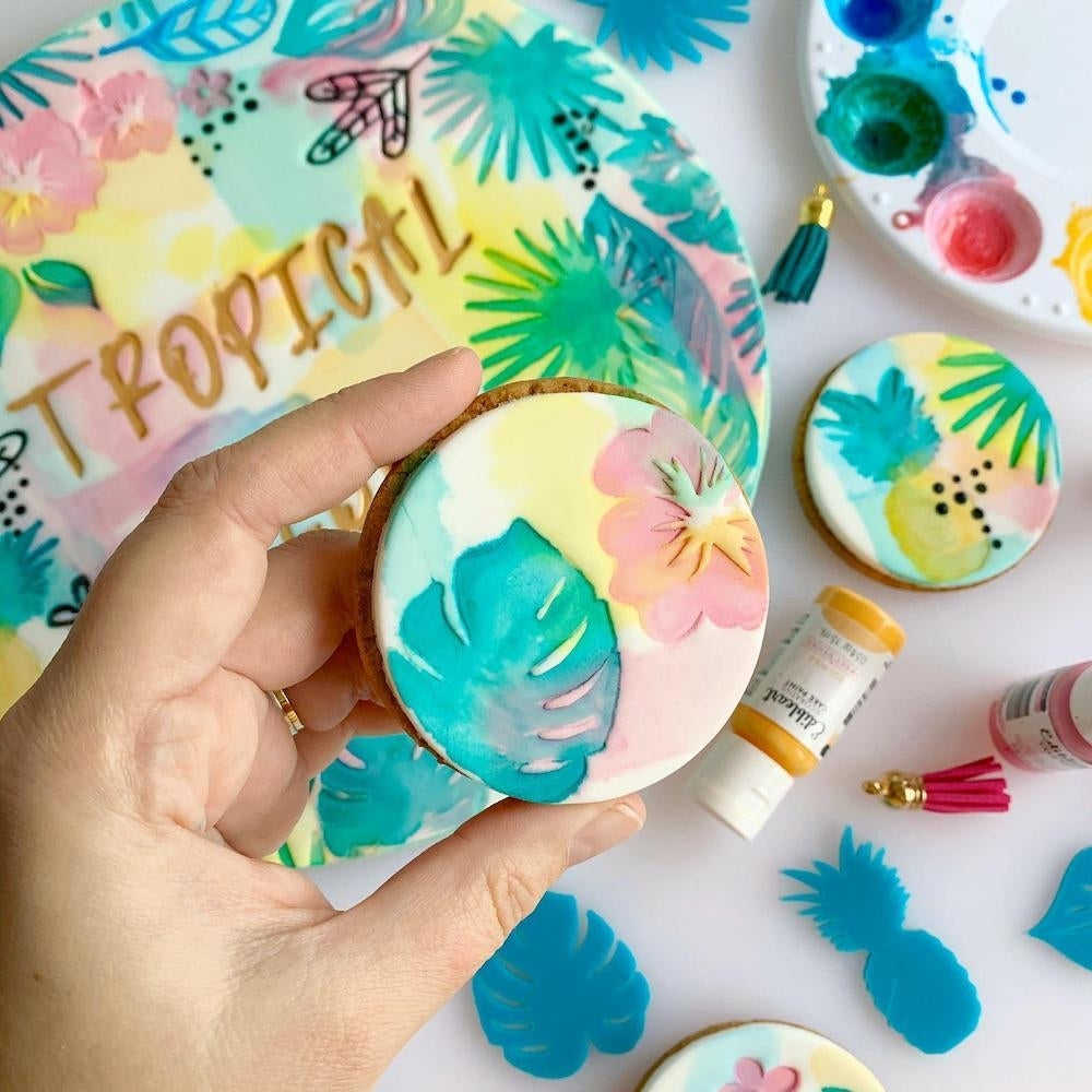 Sweet Stamp Tropical Vibes Embossing Set By Sweetbakes