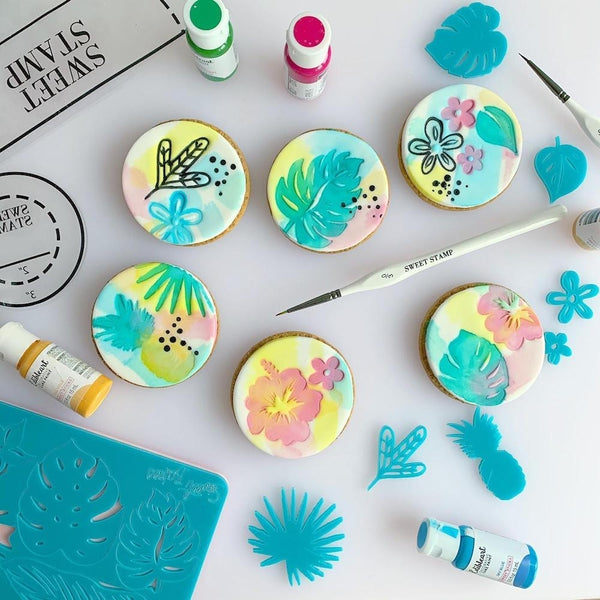 Sweet Stamp Tropical Vibes Embossing Set By Sweetbakes