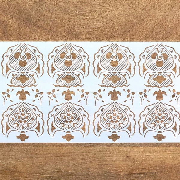 Angela Morrison White Dove - Lace Stencil Collection