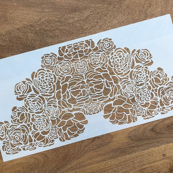Angela Morrison Marigold - Lace Stencil Collection