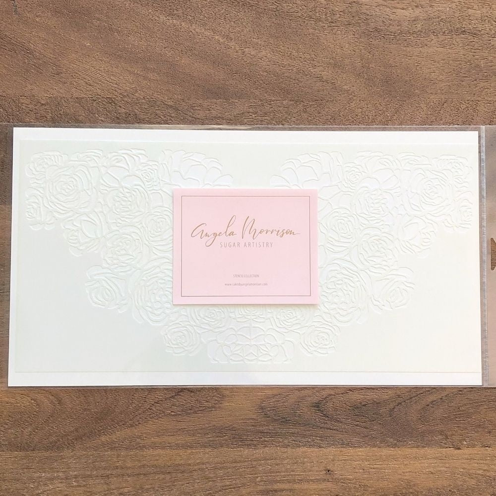 Angela Morrison Marigold - Lace Stencil Collection