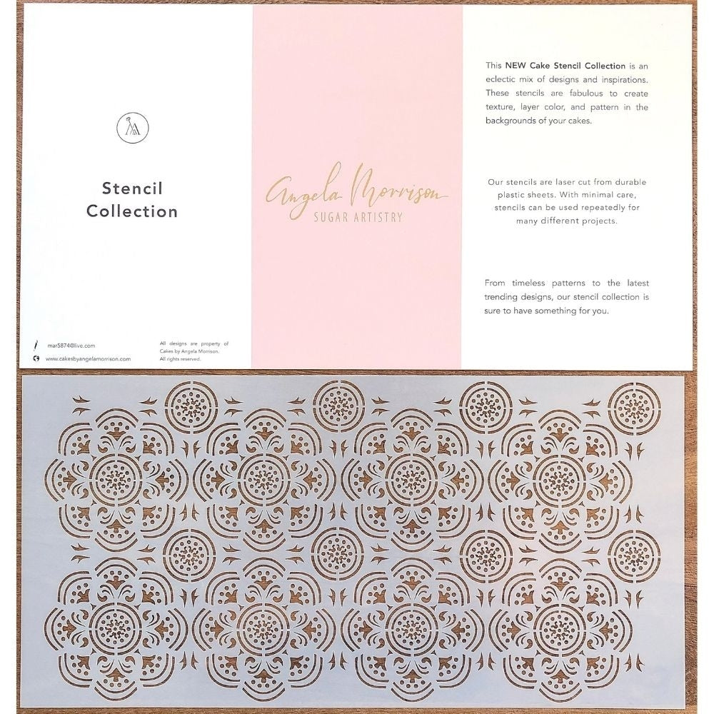 Angela Morrison Santorini - Lace Stencil Collection