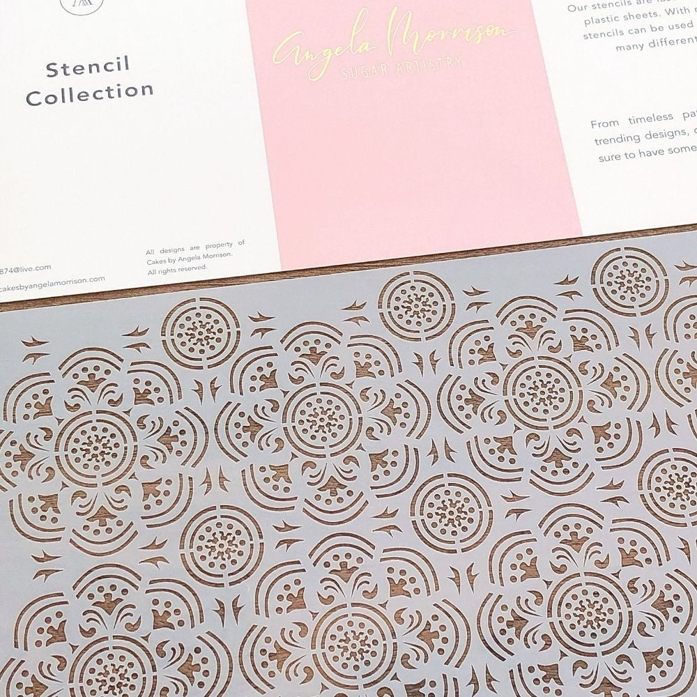 Angela Morrison Santorini - Lace Stencil Collection