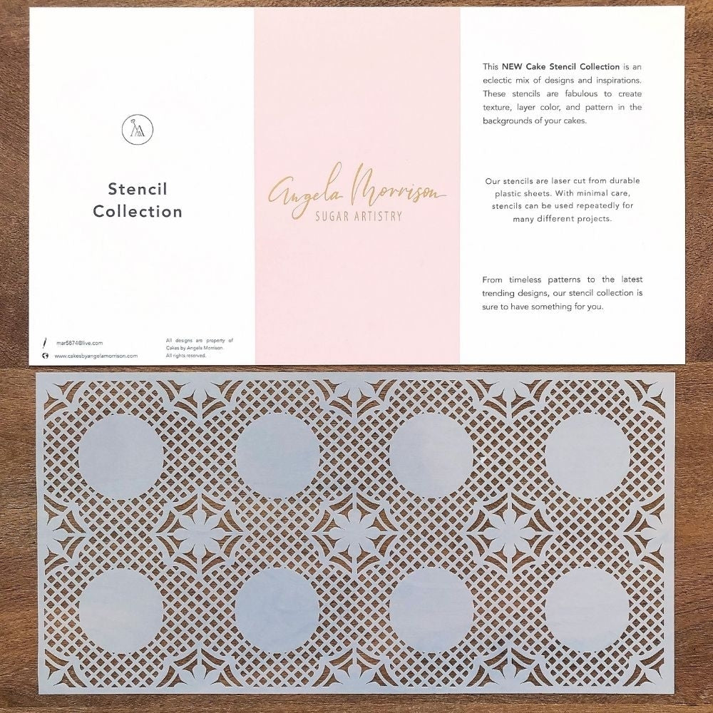 Angela Morrison Chantilly - Lace Stencil Collection