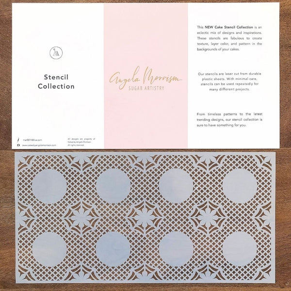 Angela Morrison Chantilly - Lace Stencil Collection