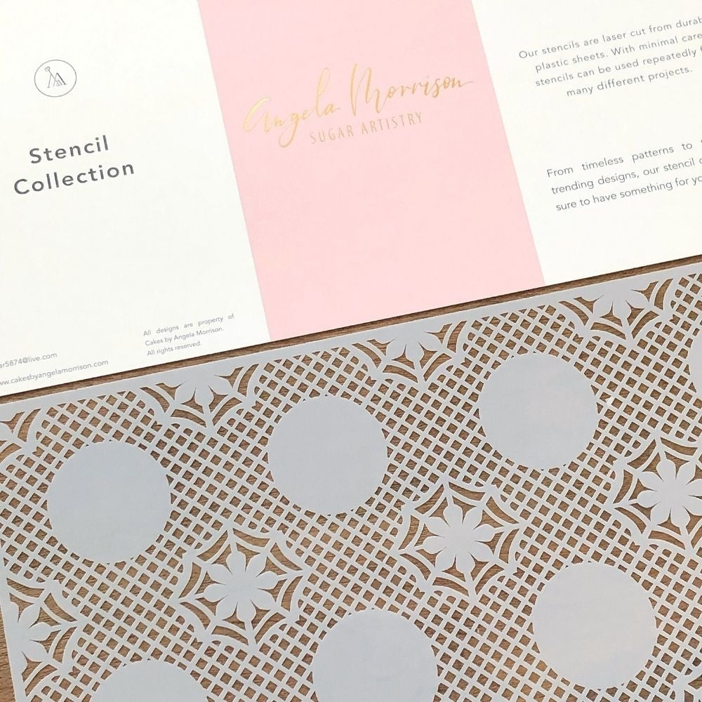 Angela Morrison Chantilly - Lace Stencil Collection