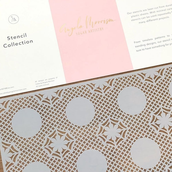Angela Morrison Chantilly - Lace Stencil Collection