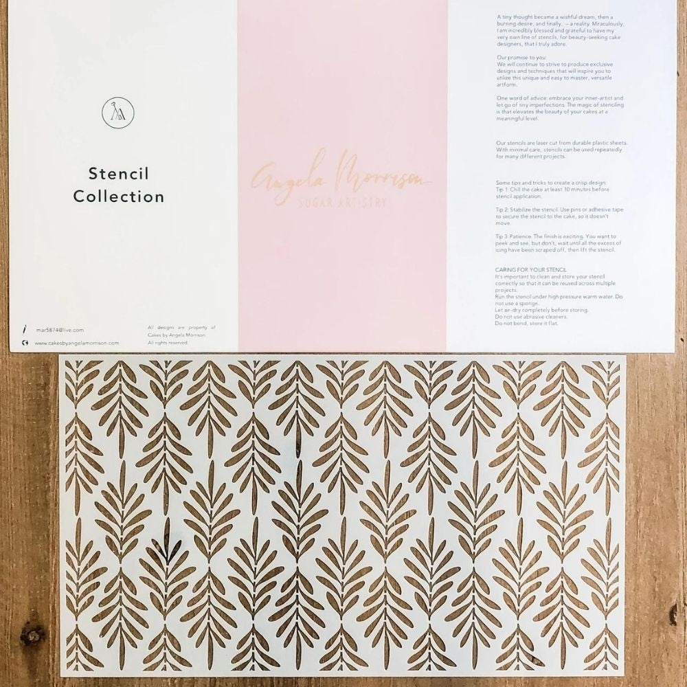 Angela Morrison Palmera - Botanical Stencil Collection