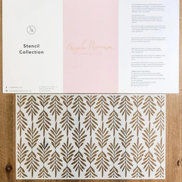 Angela Morrison Palmera - Botanical Stencil Collection