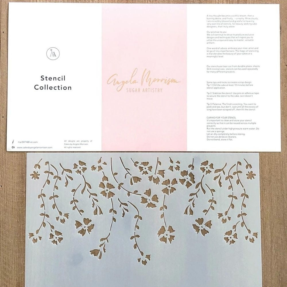 Angela Morrison Pamela - Organic Stencil Collection