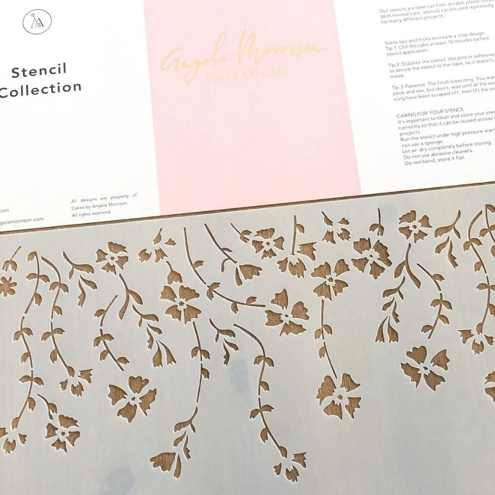 Angela Morrison Pamela - Organic Stencil Collection