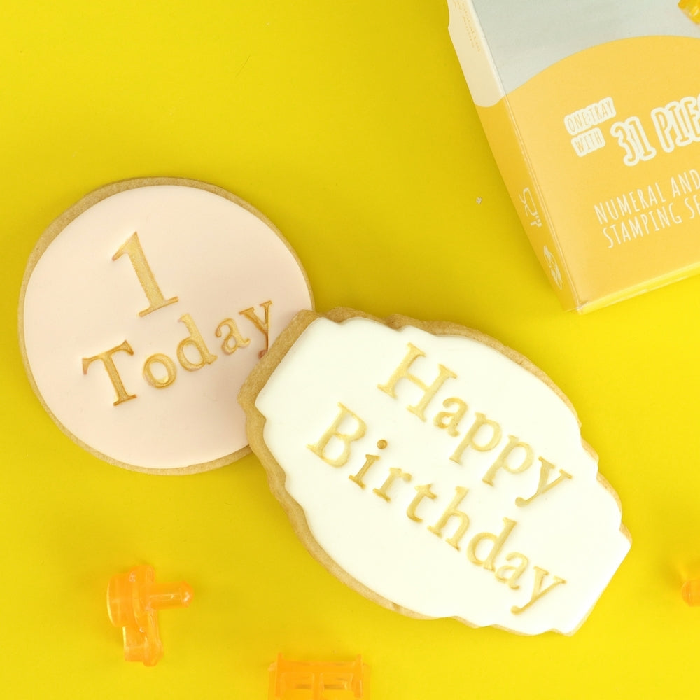 PME Fun Fonts Embossing Collection - Numerals & Special Characters Collection 2