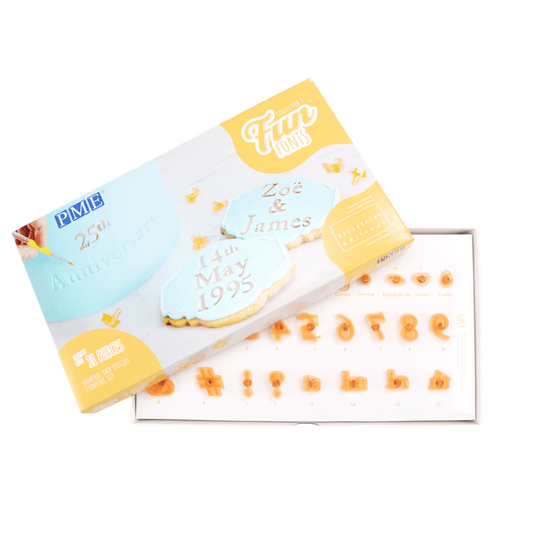 PME Fun Fonts Embossing Collection - Numerals & Special Characters Collection 2