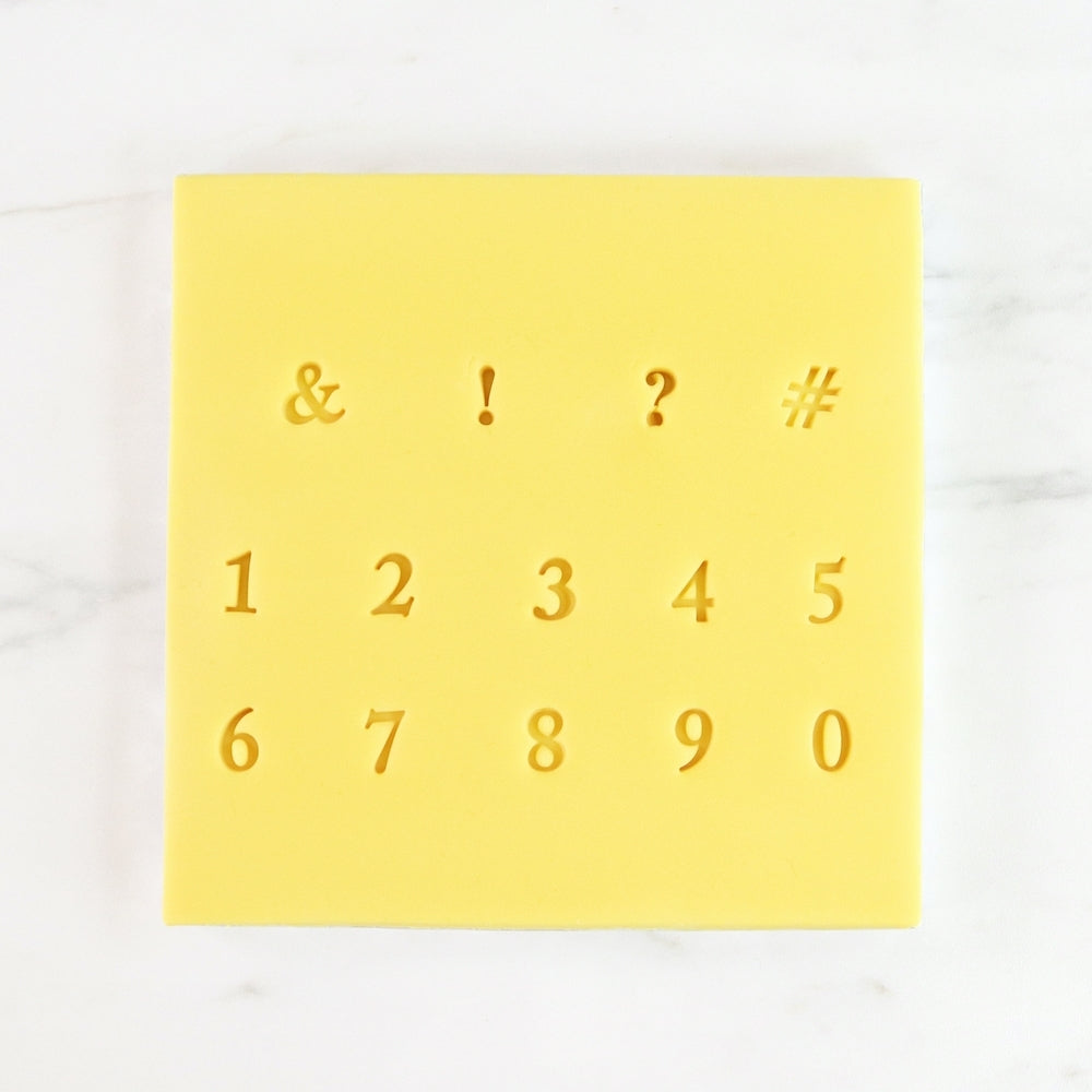 PME Fun Fonts Embossing Collection - Numerals & Special Characters Collection 2
