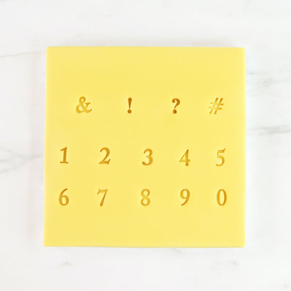 PME Fun Fonts Embossing Collection - Numerals & Special Characters Collection 2
