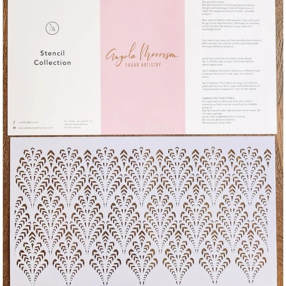 Angela Morrison Maria Jose - Organic Stencil Collection