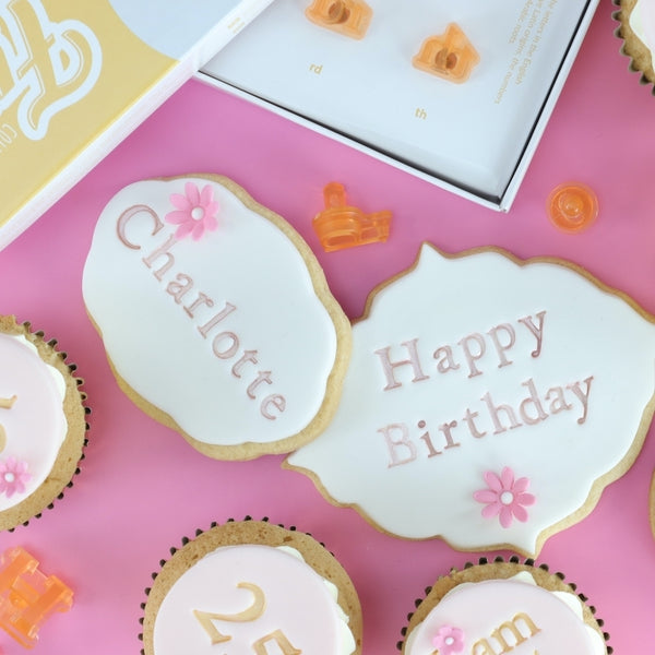 PME Fun Fonts Bundle - Numerals & Special Characters Collection 2 + Cupcakes & Cookies Collection 2