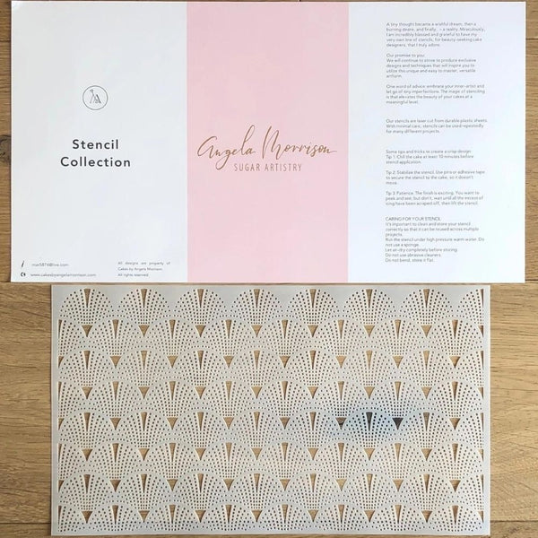 Angela Morrison Pebbles - Mistic Stencil Collection