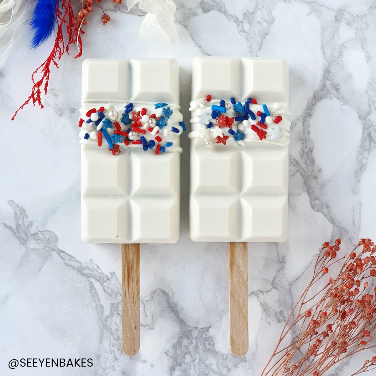 Choctastique Chocolate Bar Cakesicle Mould - 4 Cavity